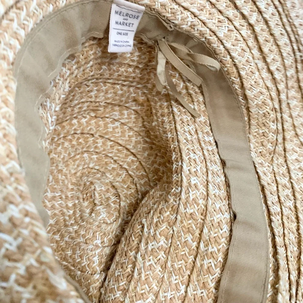 Melrose and Market | Adjustable Sun Hat One Size Beige